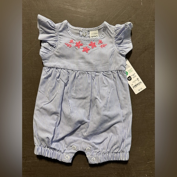 Carter's Matching Sets Blue and Green Summer Collection newborn lot‎ - Picture 2 of 8